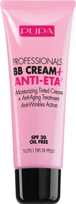 Pupa Milano Professionals BB Cream + Anti-Eta - 001 Nude -Cosmetica Korting Winkel 447x1200 1