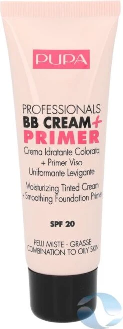 Pupa BB Cream + Primer For Combination To Oily Skin - 002 Sand -Cosmetica Korting Winkel 449x1200