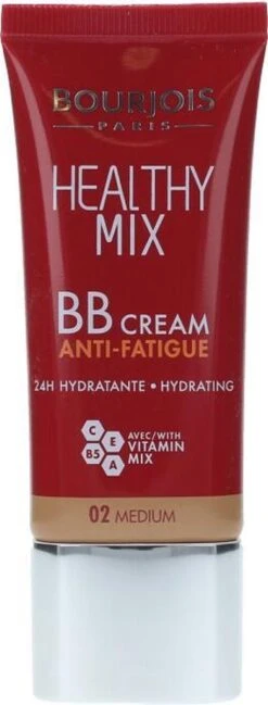 Bourjois Healthy Mix BB Cream Anti Fatigue - 02 Medium Beige -Cosmetica Korting Winkel 457x1200 4