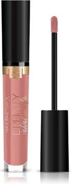 Max Factor Lipfinity Velvet Matte Lippenstift - 015 Nude Silk Nude -Cosmetica Korting Winkel 470x1200 1