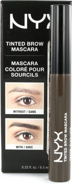 NYX Professional Makeup Tinted Brow Mascara - Black TBM05 - Wenkbrauw Mascara - 6,2 Gr 14 NYX Professional Makeup Tinted Brow Mascara - Black TBM05 - Wenkbrauw Mascara - 6,2 Gr -Cosmetica Korting Winkel 470x1200 3