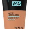 Maybelline Fit Me Matte & Poreless Foundation - 332 Golden Caramel -Cosmetica Korting Winkel 478x1200 5