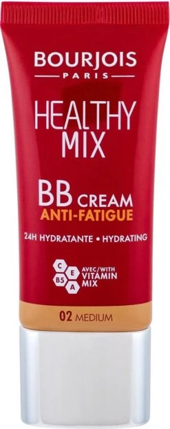 Bourjois Healthy Mix BB Cream Anti Fatigue - 02 Medium Beige -Cosmetica Korting Winkel 478x1200 7