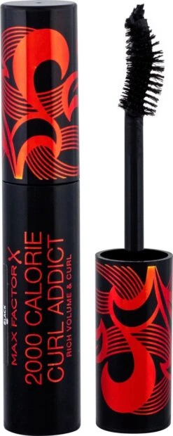 Max Factor 2000 Calorie Curl Addict Mascara - Zwart -Cosmetica Korting Winkel 478x1200 8