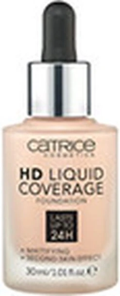 Catrice - Liquid Make-Up HD Liquid Coverage (Foundation) 30 Ml 030 Sand Beige - -Cosmetica Korting Winkel 486x1200
