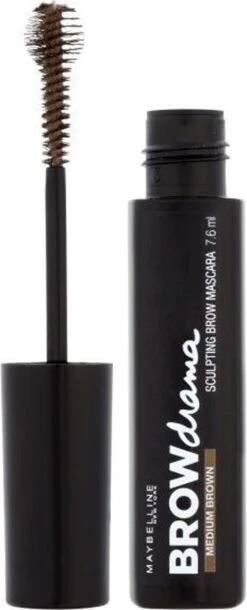 Maybelline Brow Drama - Medium Brown - Bruin - Wenkbrauwmascara -Cosmetica Korting Winkel 486x1200 8