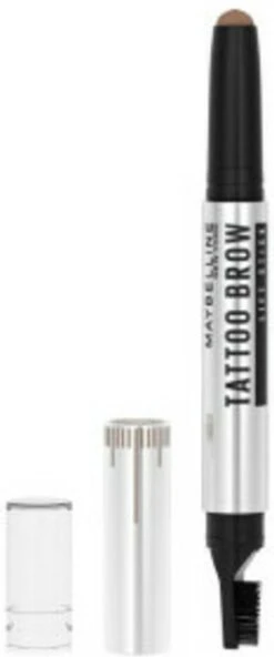 Maybelline New York - Tattoo Brow Lift Stick 02 Soft Brown - Bruin Wenkbrauwpotlood Met Stylingborstel -Cosmetica Korting Winkel 501x1200 5