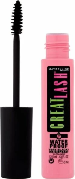Maybelline Great Lash Waterproof Mascara - Zwart -Cosmetica Korting Winkel 503x1200 1