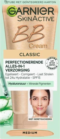 Garnier SkinActive BB Cream Classic Medium 5-in-1 Verzorging - 50 Ml -Cosmetica Korting Winkel 519x1200 4