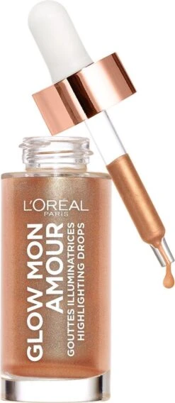 L'Oréal Paris Glow Mon Amour Highlighter Drops - 02 Loving Peach -Cosmetica Korting Winkel 522x1200
