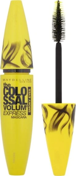 Maybelline Volum'Express Colossal Smoky Dangerous Mascara - Zwart -Cosmetica Korting Winkel 523x1200 2