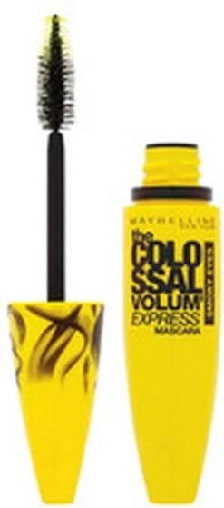 Maybelline Volum'Express Colossal Smoky Dangerous Mascara - Zwart -Cosmetica Korting Winkel 530x1200