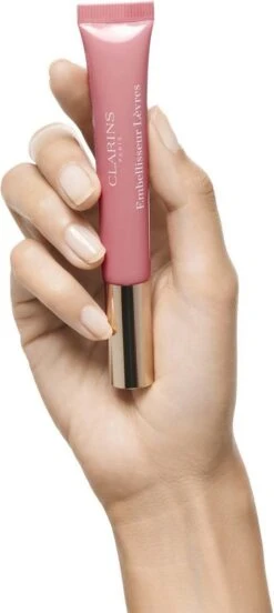 Clarins Instant Light Natural Lip Perfector - 01 Rose Shimmer - Lipgloss - 12 Ml -Cosmetica Korting Winkel 537x1200 1