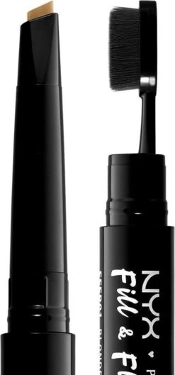 NYX Professional Makeup Fill & Fluff Eyebrow Pomade Pencil - FFEP01 Blonde - Wenkbrauwpotlood - 0,2 Gr -Cosmetica Korting Winkel 560x1200 5