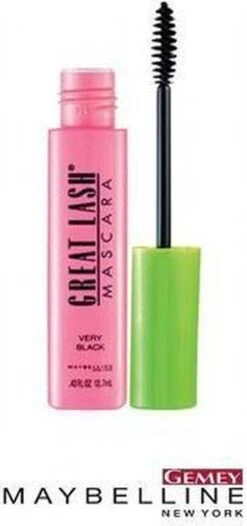 Maybelline Great Lash Waterproof Mascara - Zwart -Cosmetica Korting Winkel 563x1200 1