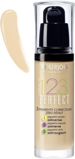 Bourjois 123 Perfect Foundation 051 Rose Vanilla -Cosmetica Korting Winkel 563x1200