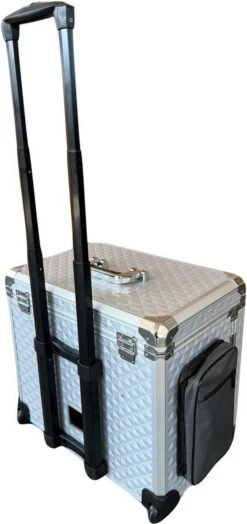 Pedicure Koffer/trolley - Professional Pedicure Case - Zilver Disco -Cosmetica Korting Winkel 566x1200 2