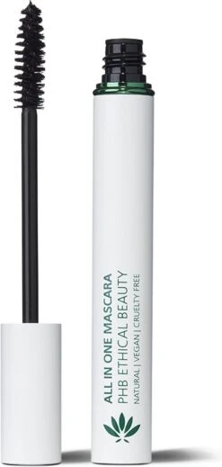 Phb Ethical Beauty Eye Make-up All In One Natural Mascara Black 9gr -Cosmetica Korting Winkel 571x1200 2