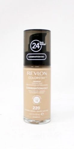 Revlon Colorstay Foundation With Pump - 220 Natural Beige (Oily Skin) -Cosmetica Korting Winkel 600x1200 2