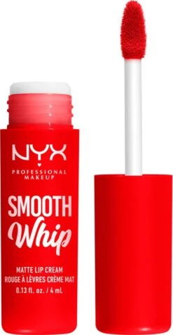 NYX Professional Makeup - Smooth Whip Matte Lip Cream Icing On Top - Vloeibare Lippenstift - 4ML -Cosmetica Korting Winkel 620x1200