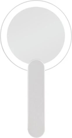 Merkloos Make Up Spiegel Met Led Verlichting - Verzorging Spiegel - Luxe Handspiegel - Zakspiegel - Sterke Handvat -Wit -Cosmetica Korting Winkel 625x1200 5