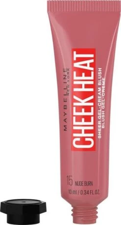 Maybelline Cheek Heat Blush 15 Nude Burn 15 G Crème -Cosmetica Korting Winkel 646x1200