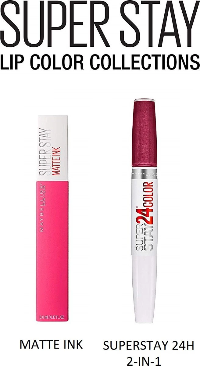 Maybelline Stay Matte Ink Lippenstift - 65 Seductres 8 Maybelline Stay Matte Ink Lippenstift - 65 Seductres - Afbeelding 6