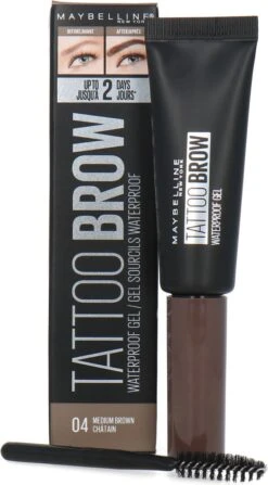 Maybelline Tattoo Brow Waterproof Wenkbrauwgel - 04 Medium Brown 31 Maybelline Tattoo Brow Waterproof Wenkbrauwgel - 04 Medium Brown -Cosmetica Korting Winkel 663x1200 2