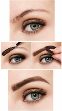 Maybelline Tattoo Brow Peel-Off Wenkbrauwgel - 3 Dark Brown - Bruin -Cosmetica Korting Winkel 669x1200 5