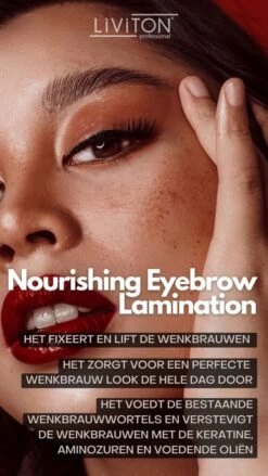 Liviton Eyebrow Lamination - Wenkbrauwgel - Brow Gel - Transparant - 50 Ml -Cosmetica Korting Winkel 675x1200 4