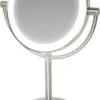 HoMedics MIR8150 Dubbelzijdige Make Up Spiegel Met Verlichting - Vrijstaand - 7x Vergroting - Spiegel Met Ringverlichting -Cosmetica Korting Winkel 680x1200 4