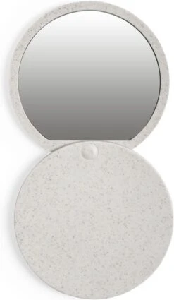 Merkloos Make-up Spiegel - Zakspiegel - Reisspiegel - Rond - Compact - Uitschuifbaar - Dames - 7 Cm - Tarwestro - ABS - Naturel -Cosmetica Korting Winkel 698x1200 6