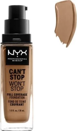 NYX Professional Makeup - Can't Stop Won't Stop Foundation - Caramel -Cosmetica Korting Winkel 701x1200 1