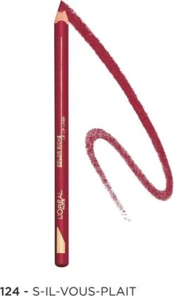 L’Oréal Paris Color Riche Lipliner - 124 S'il Vous Plait - Rood Lippenpotlood -Cosmetica Korting Winkel 705x1200