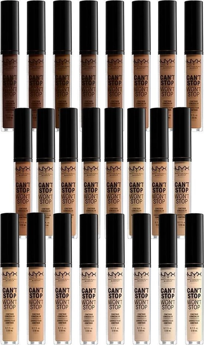 NYX Professional Makeup - Can't Stop Won't Stop Concealer - Caramel 7 NYX Professional Makeup - Can't Stop Won't Stop Concealer - Caramel - Afbeelding 5