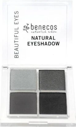 Benecos Vegan Oogschaduw Quattro - Smokey Eyes -Cosmetica Korting Winkel 717x1200 1