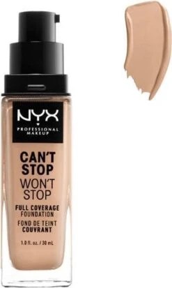 NYX Professional Makeup - Can't Stop Won't Stop Foundation - Natural -Cosmetica Korting Winkel 718x1200
