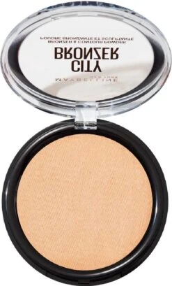 Maybelline City Bronzer Bronzer & Countour Powder - 100 Light Cool - Bronzing En Contouring Poeder - 51,4 Gr. -Cosmetica Korting Winkel 725x1200