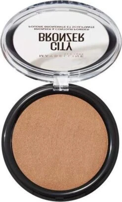 Maybelline City Bronzer Bronzer & Countour Powder - 100 Light Cool - Bronzing En Contouring Poeder - 51,4 Gr. -Cosmetica Korting Winkel 727x1200 1