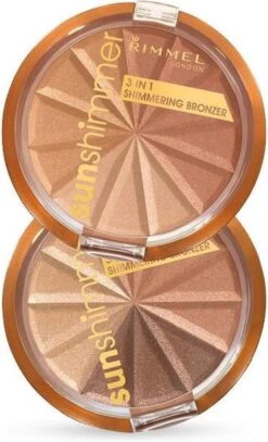 Rimmel London Rimmel - SunShimmer 3 In 1 Shimmering Bronzer Lustrous Powder 9.9 G 1 Gold Princess - -Cosmetica Korting Winkel 728x1200 2