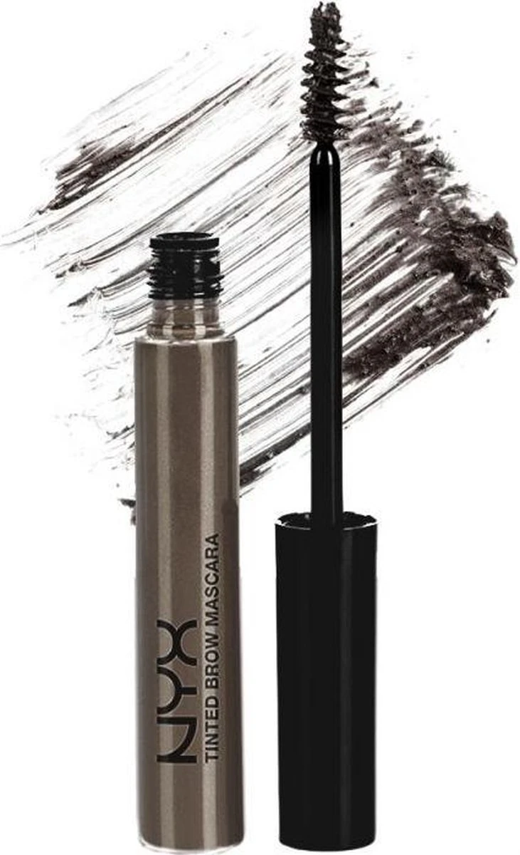 NYX Professional Makeup Tinted Brow Mascara - Black TBM05 - Wenkbrauw Mascara - 6,2 Gr 9 NYX Professional Makeup Tinted Brow Mascara - Black TBM05 - Wenkbrauw Mascara - 6,2 Gr - Afbeelding 7