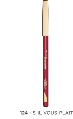 L’Oréal Paris Color Riche Lipliner - 124 S'il Vous Plait - Rood Lippenpotlood -Cosmetica Korting Winkel 739x1200 1
