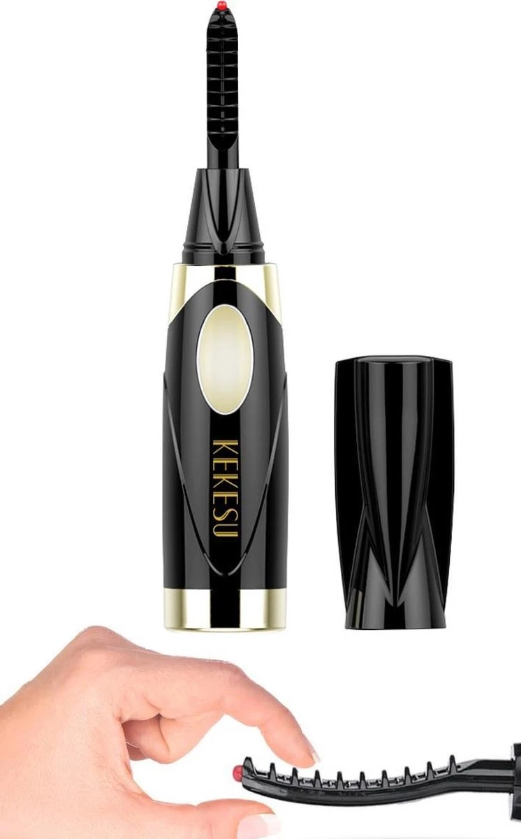 Merkloos Elektrische Wimperkruller Maakt Wimpers Langer En Voller. 3 Merkloos Elektrische Wimperkruller Maakt Wimpers Langer En Voller.