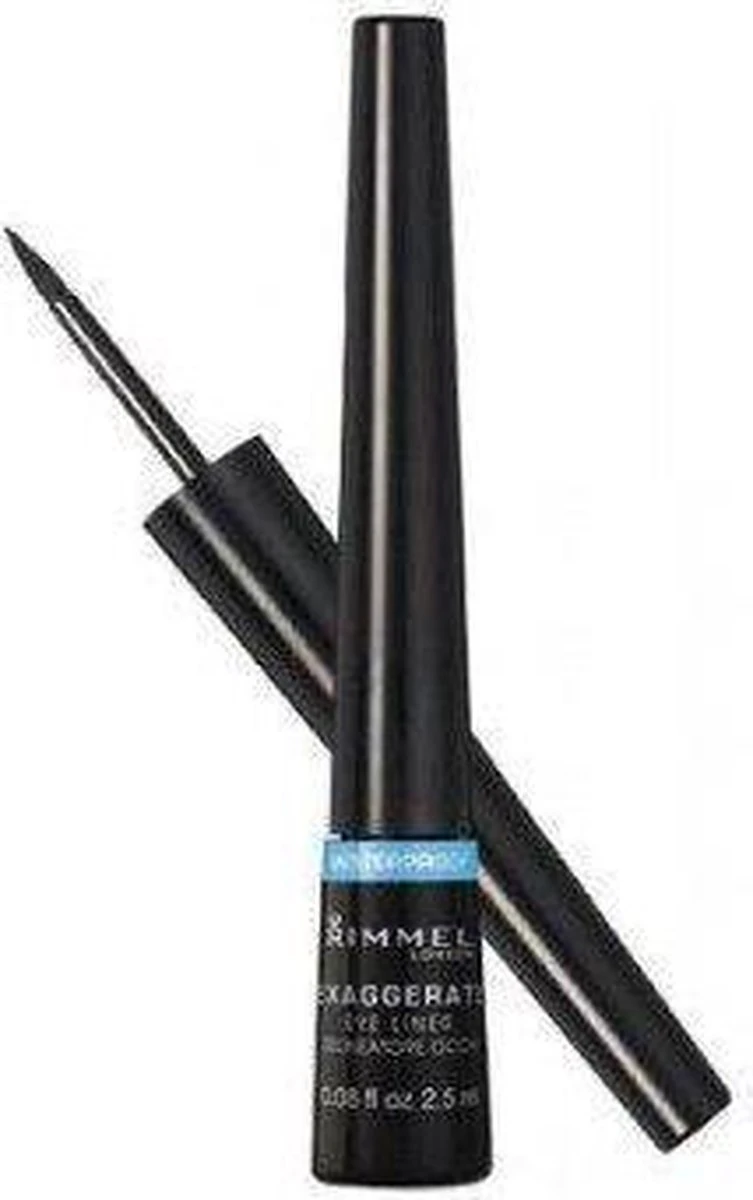 Rimmel London Rimmel Exaggerate Waterproof - Zwart - Eyeliner 11 Rimmel London Rimmel Exaggerate Waterproof - Zwart - Eyeliner - Afbeelding 9