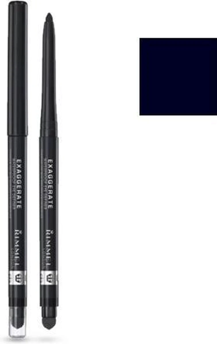 Rimmel London Rimmel Exaggerate Waterproof Eye Definer - 262 Blackest Black 12 Rimmel London Rimmel Exaggerate Waterproof Eye Definer - 262 Blackest Black - Afbeelding 10