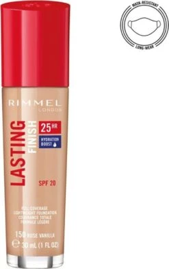 Rimmel London Lasting Finish Foundation - 150 Rose Vanilla -Cosmetica Korting Winkel 757x1200