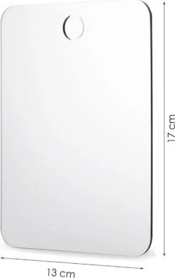 Merkloos Make-up Spiegel Wit - Spiegeltje - Badkamer Spiegel - Waterbestendig - Reisspiegel - 17 X 13 Cm -Cosmetica Korting Winkel 757x1200 6