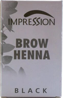 Impression Henna Wenkbrauwverf | Zwart | Black | Noir | Brow Henna | Goed Voor Meer Dan 20 Behandelingen -Cosmetica Korting Winkel 768x1200 2