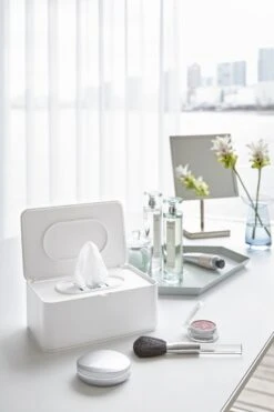 Yamazaki Bakje Voor Vochtige Doekjes - Wit - Met Deksel -Cosmetica Korting Winkel 800x1200 38