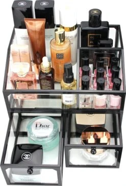 Make-up Organizer Yentl| Beauty Box | Cosmetica Organizer | Opbergdoos | Make Up Organizer | Beautybox | Vitrine Boxje | Glazen Box |Makeup Organizer |Beauty Organizer | Makeupbox | Storage Box |Make-uporganizer | Parfumbox | Parfumorganizer |Opmaken -Cosmetica Korting Winkel 815x1200 3